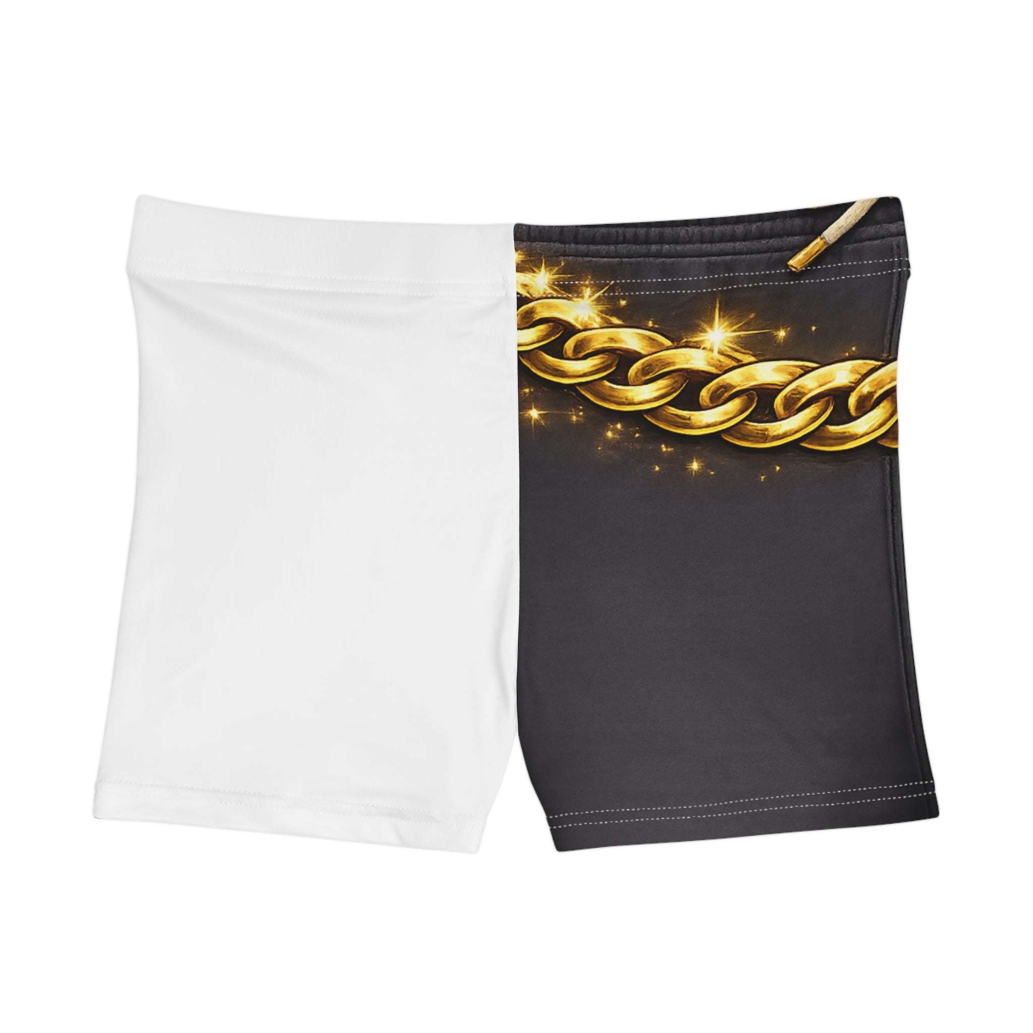 Royal Crown & Gold Chain Women's Shorts – Glam Lounge AOP