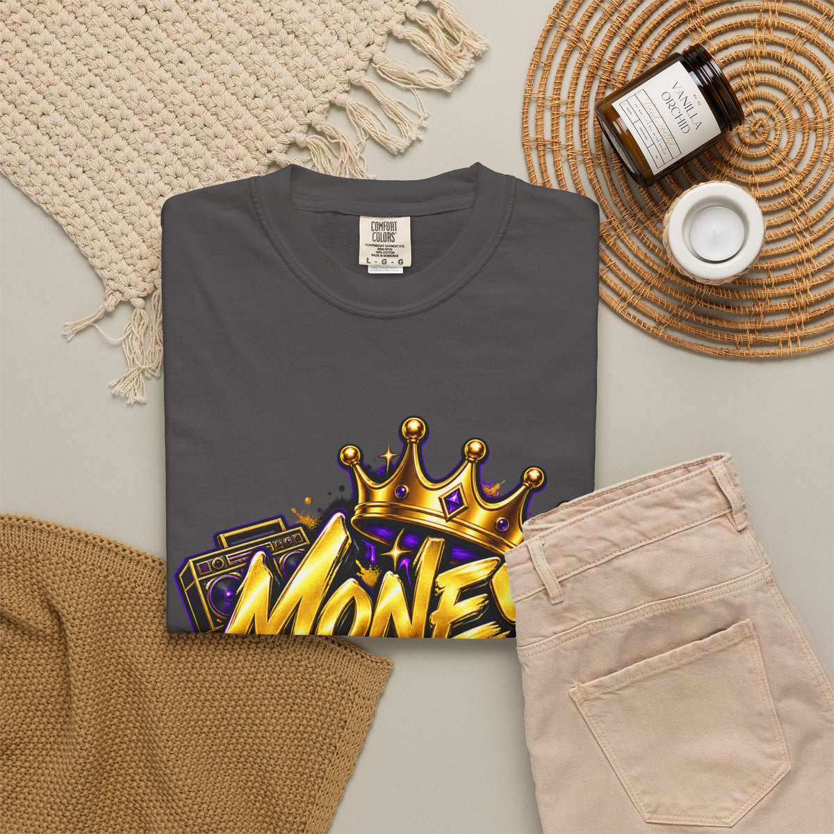 Money Moves Crown Graphic T-Shirt