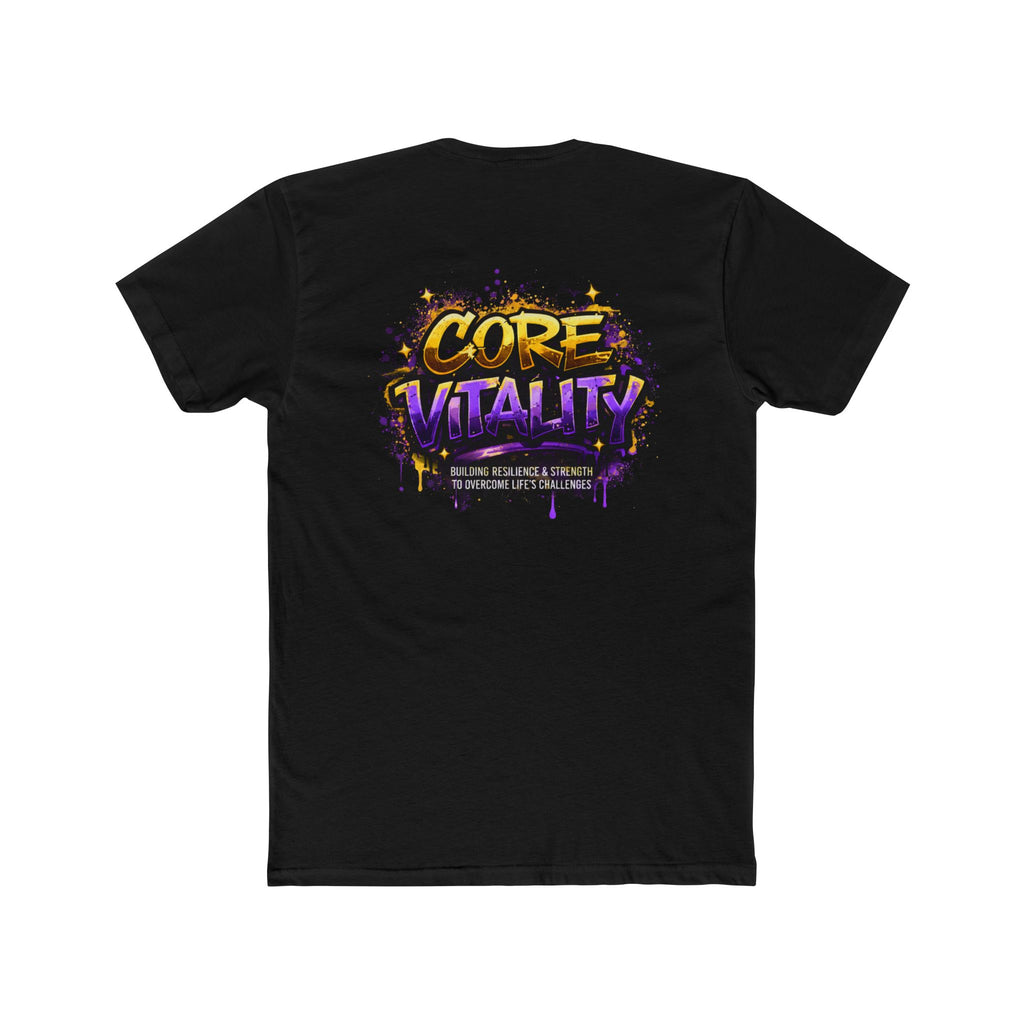 Core Vitality Purple Crown T-Shirt – Royal Graphic Tee (Unisex Streetwear)