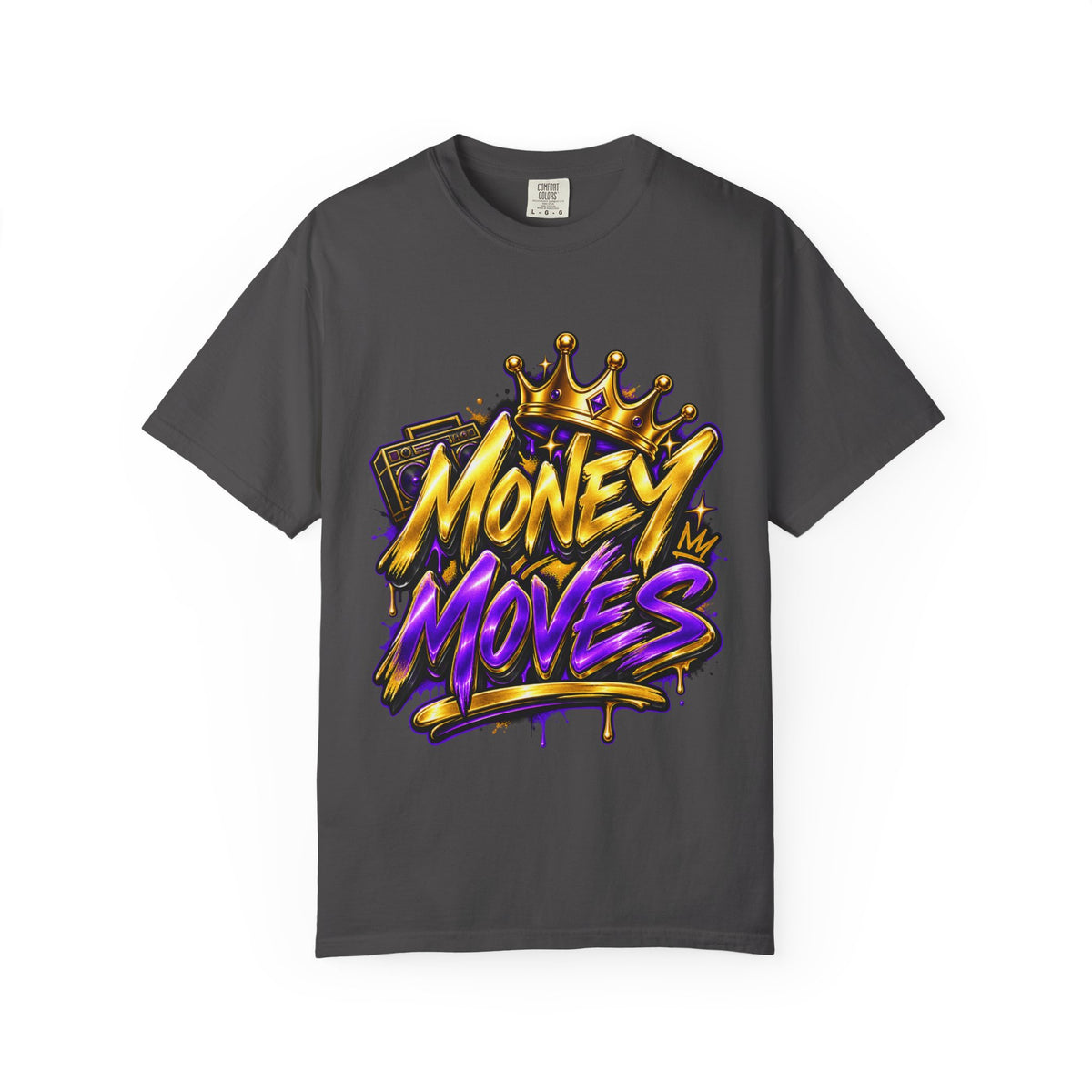 Money Moves Crown Graphic T-Shirt