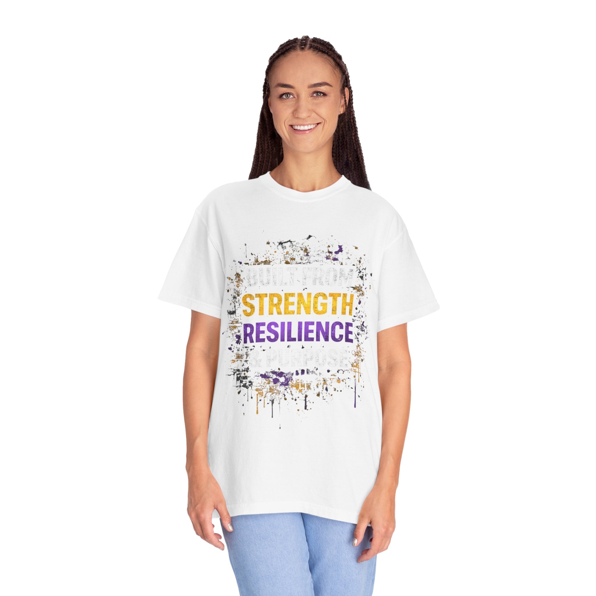 Built From Strength Resilience & Purpose Shirt – Motivational Streetwear Tee | Core Vitality
