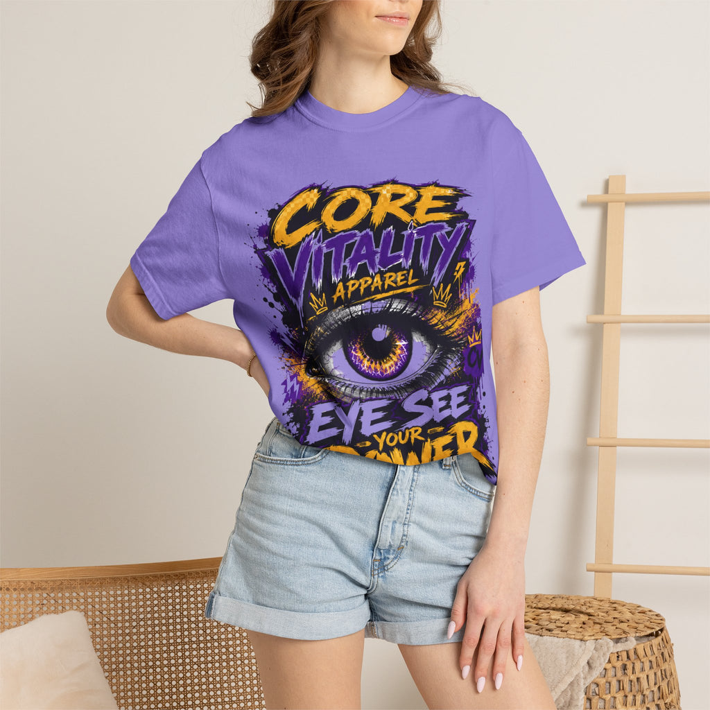 Eye See Your Power Graphic T-Shirt | Urban Streetwear Tee | Core Vitality Apparel