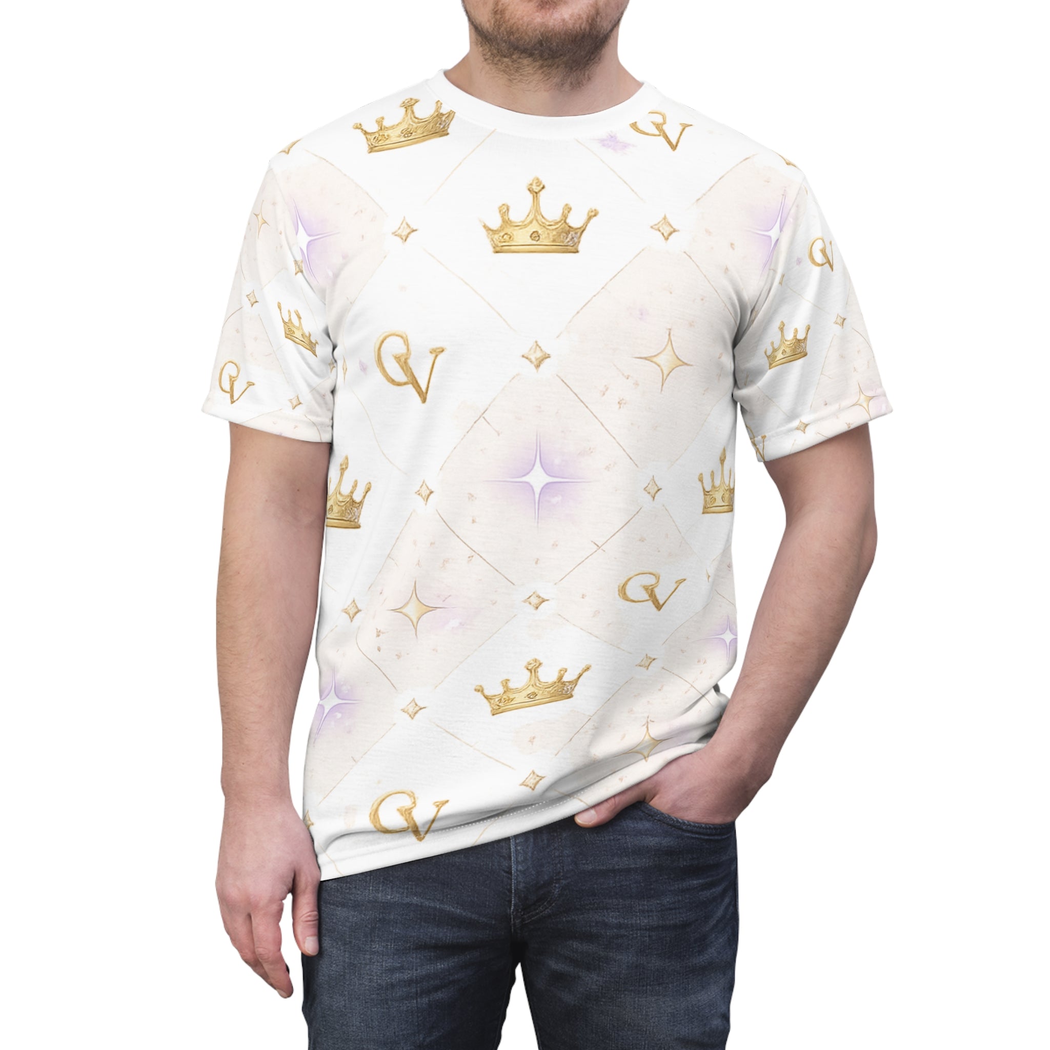 Core Vitality Crown Pattern Luxury Tee