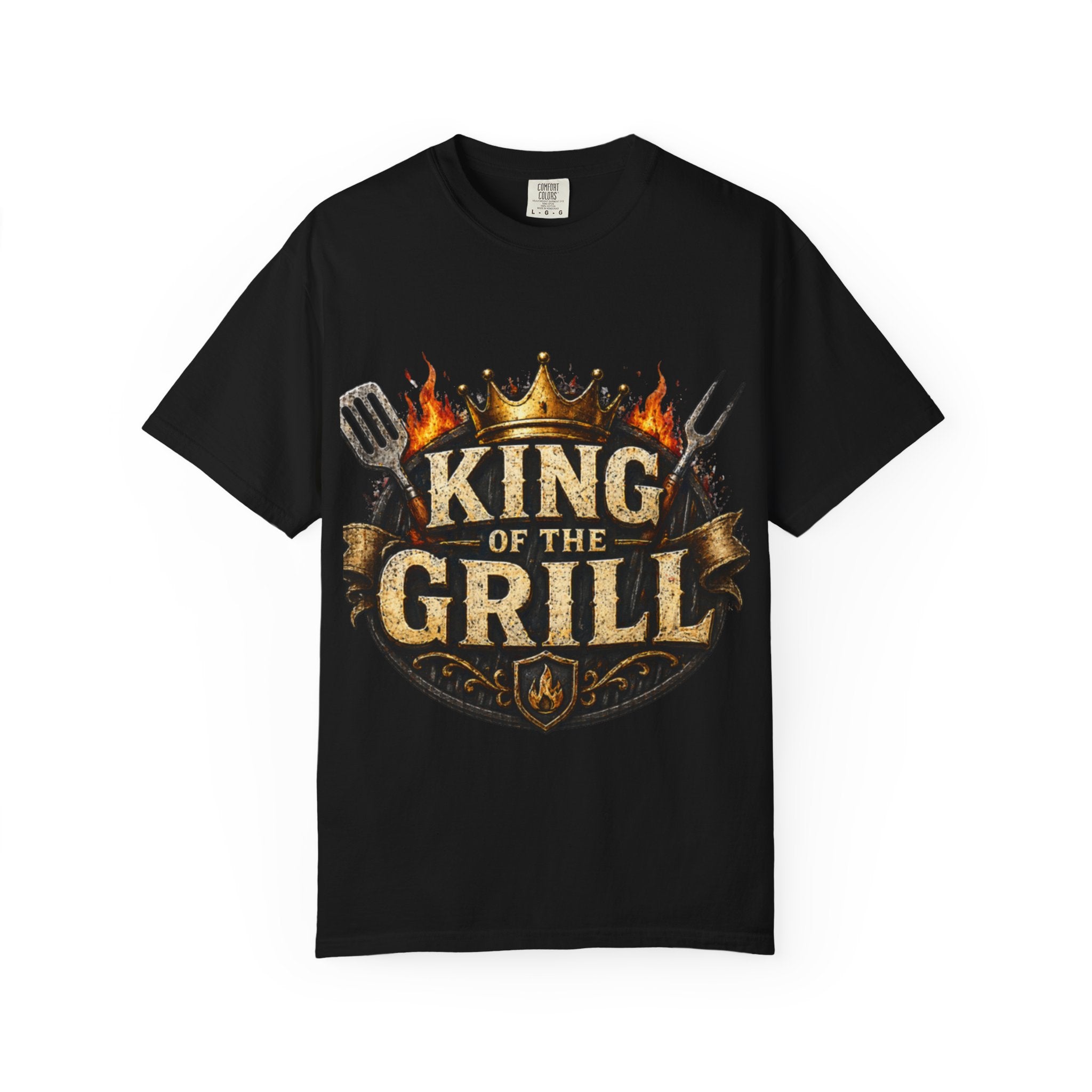 King of the Grill T-Shirt for Men | BBQ Dad Shirt