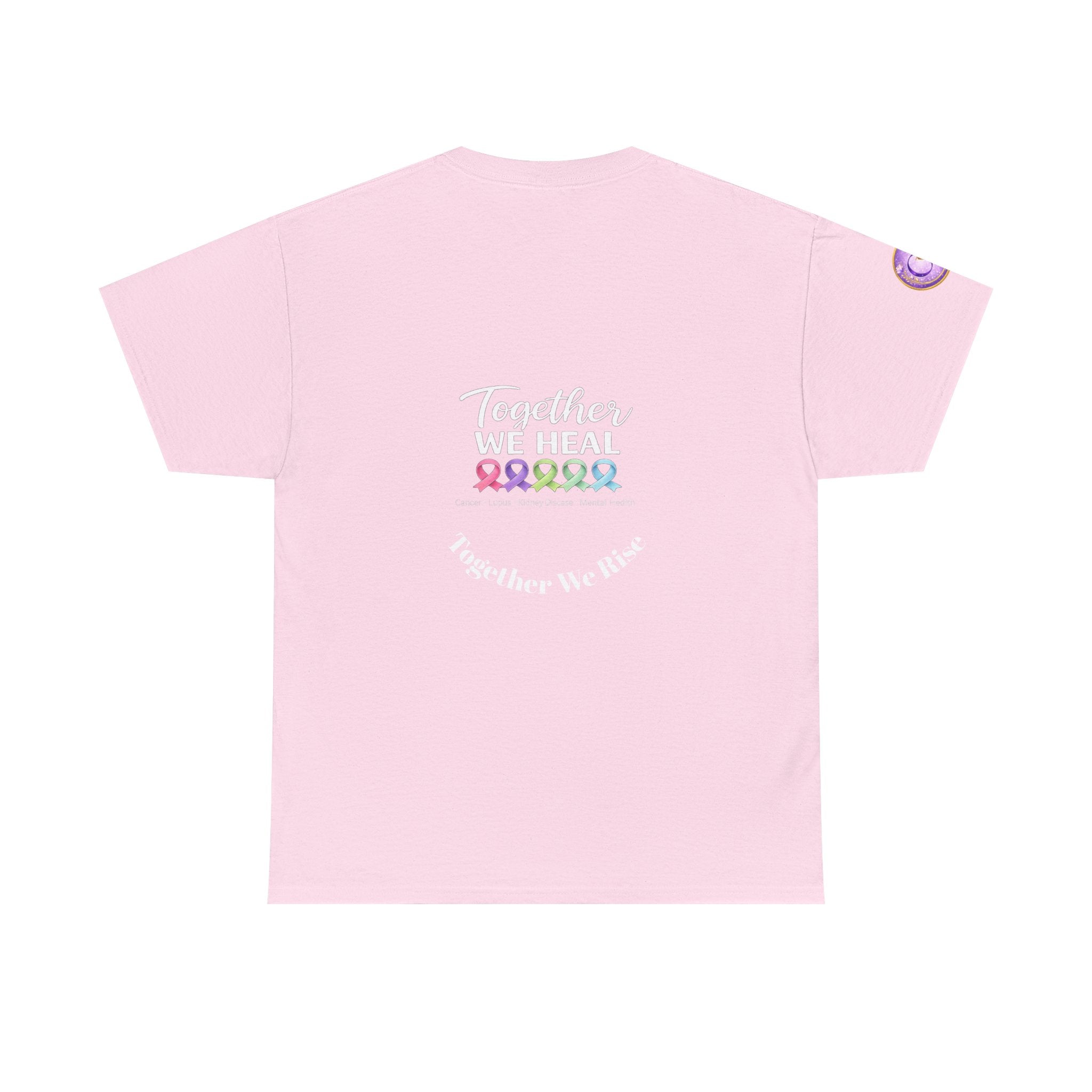 Core Vitality “Healing Together” Awareness T-Shirt – Purple Edition