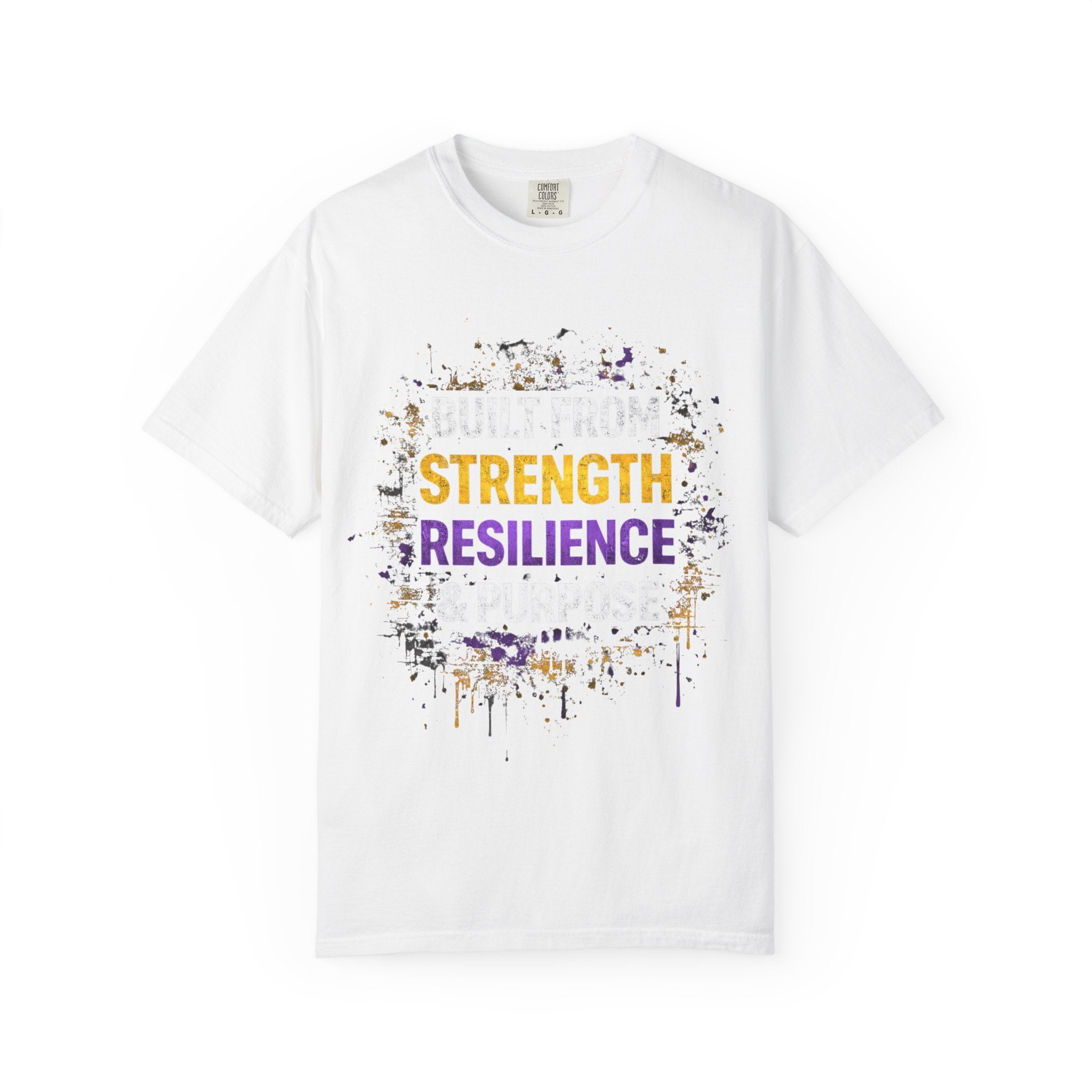 Built From Strength Resilience & Purpose Shirt – Motivational Streetwear Tee | Core Vitality