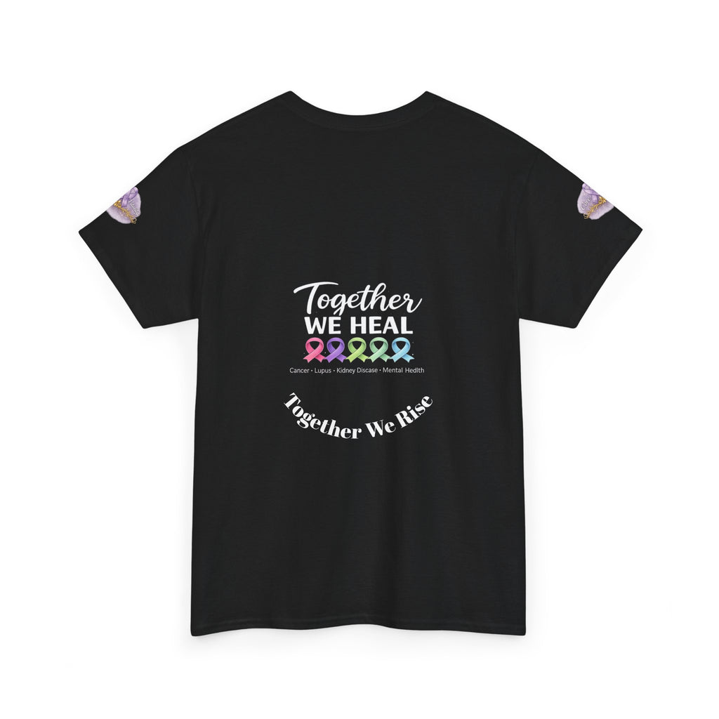 Core Vitality “Together We Heal” Awareness Tee – Purple Edition
