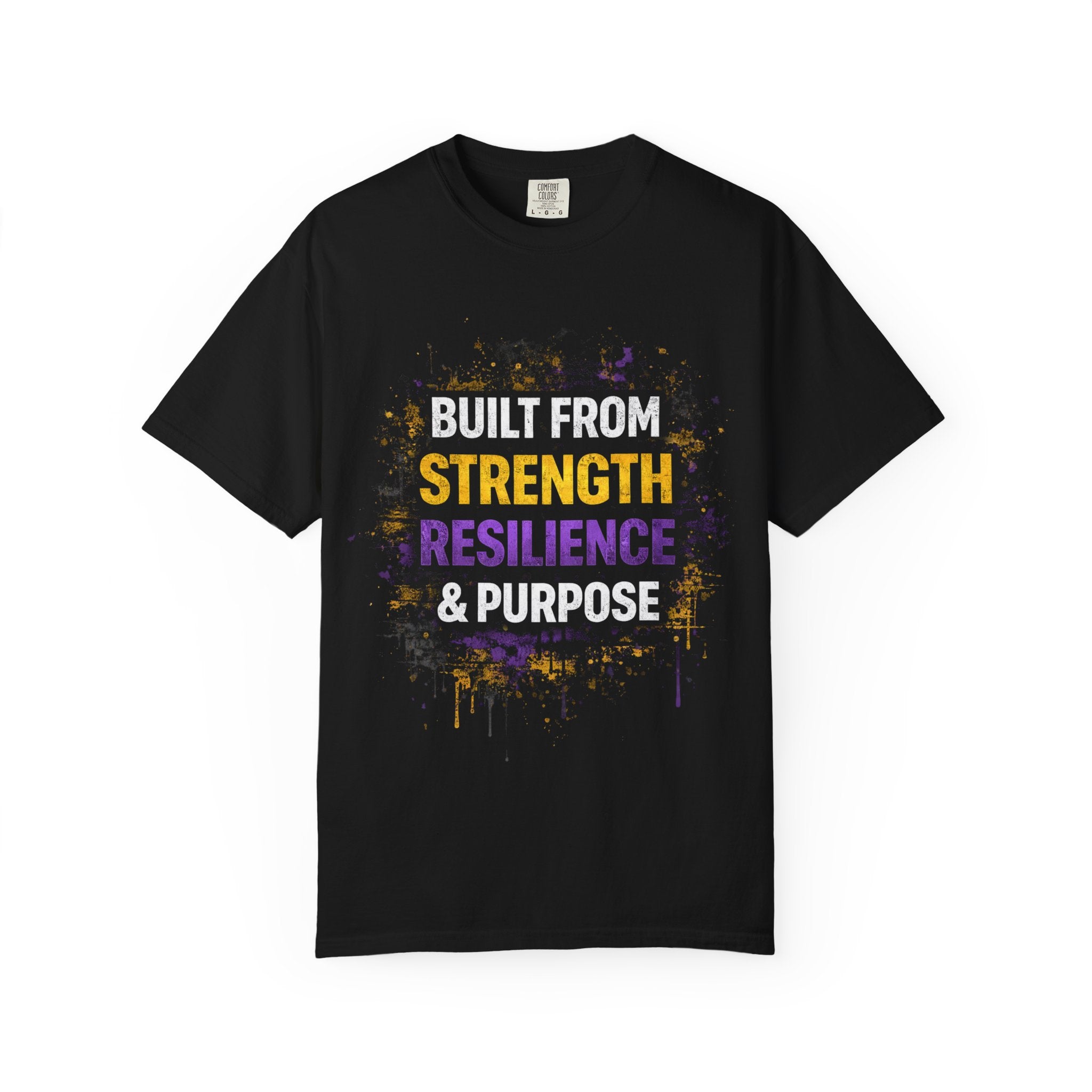 Built From Strength Resilience & Purpose Shirt – Motivational Streetwear Tee | Core Vitality