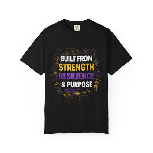 Built From Strength Resilience & Purpose Shirt – Motivational Streetwear Tee | Core Vitality