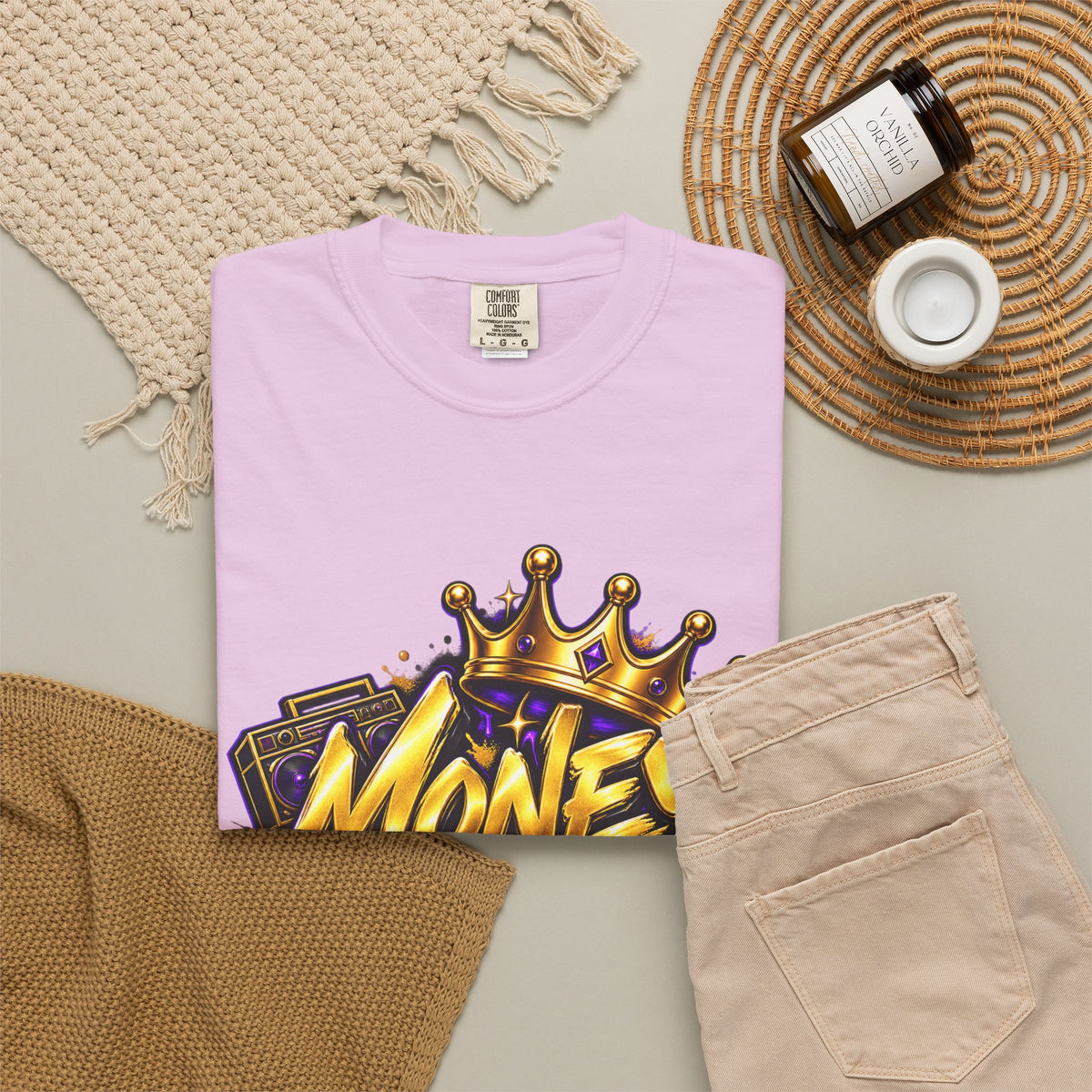 Money Moves Crown Graphic T-Shirt