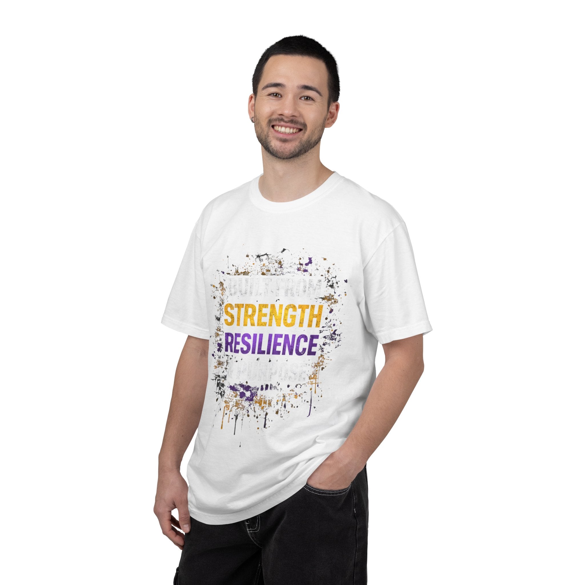 Built From Strength Resilience & Purpose Shirt – Motivational Streetwear Tee | Core Vitality