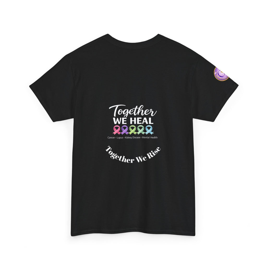 Core Vitality “Healing Together” Awareness T-Shirt – Purple Edition