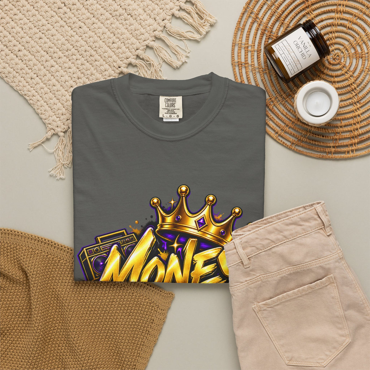 Money Moves Crown Graphic T-Shirt
