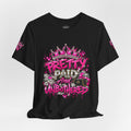 Pretty Paid & Unbothered Pink Crown Graphic Tee | Core Vitality Apparel