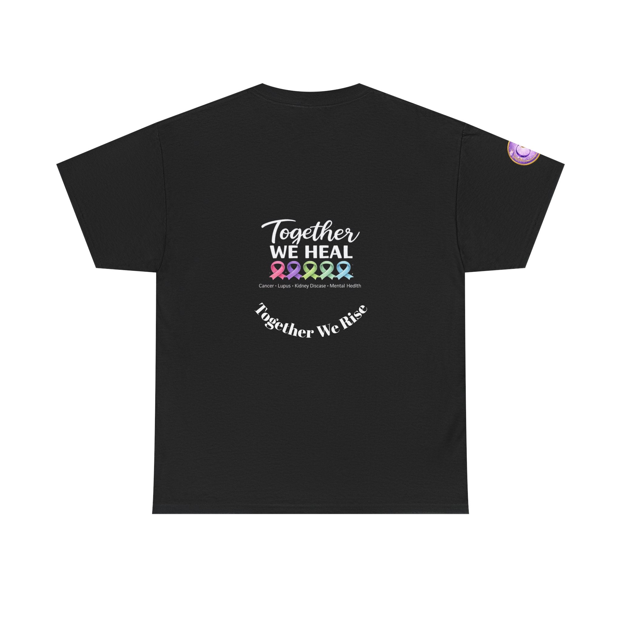 Core Vitality “Healing Together” Awareness T-Shirt – Purple Edition