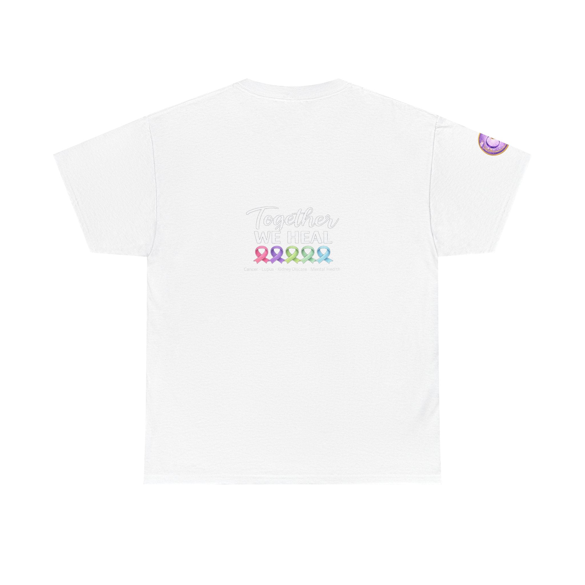 Core Vitality “Healing Together” Awareness T-Shirt – Purple Edition