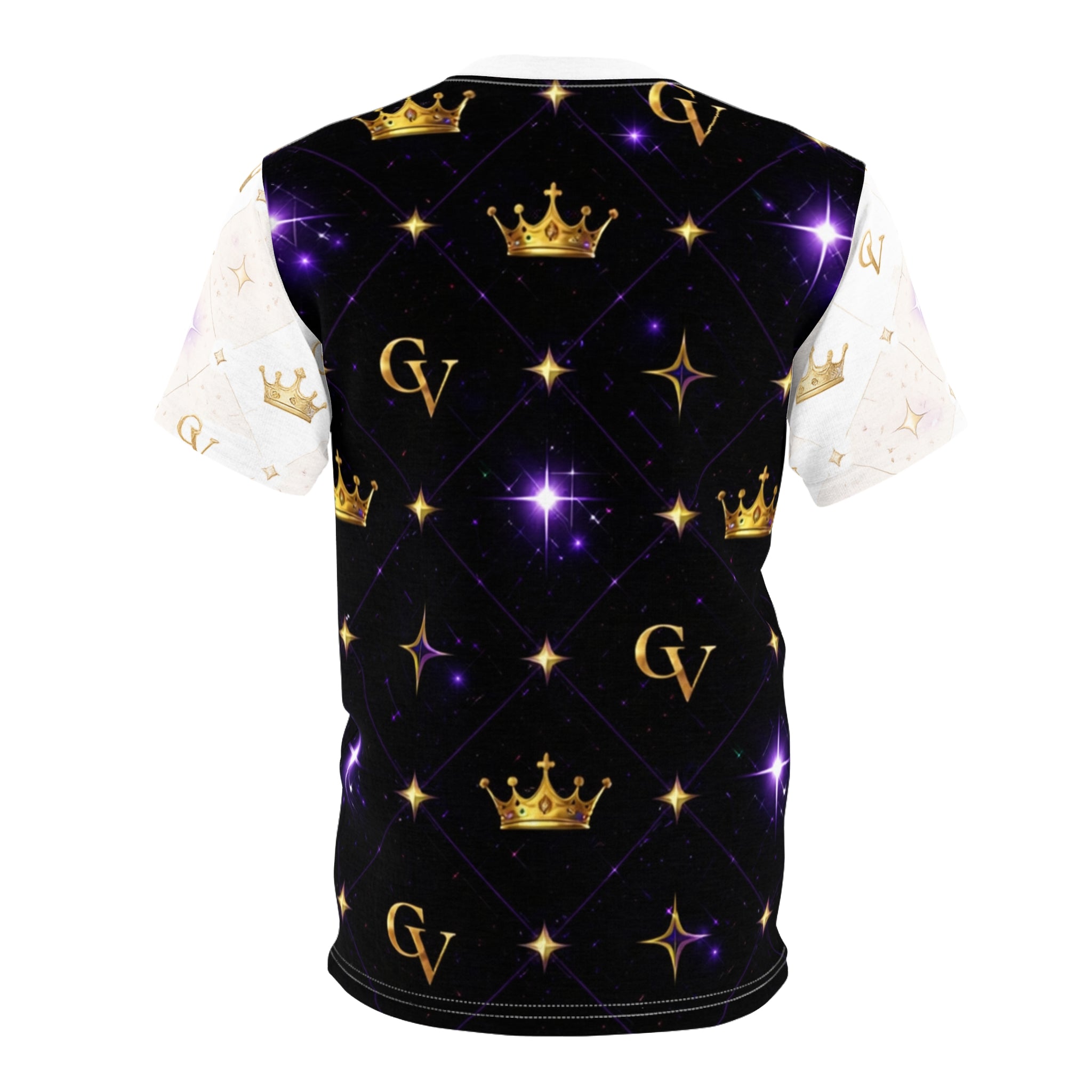Core Vitality Crown Tee – Purple & Gold Streetwear T-Shirt