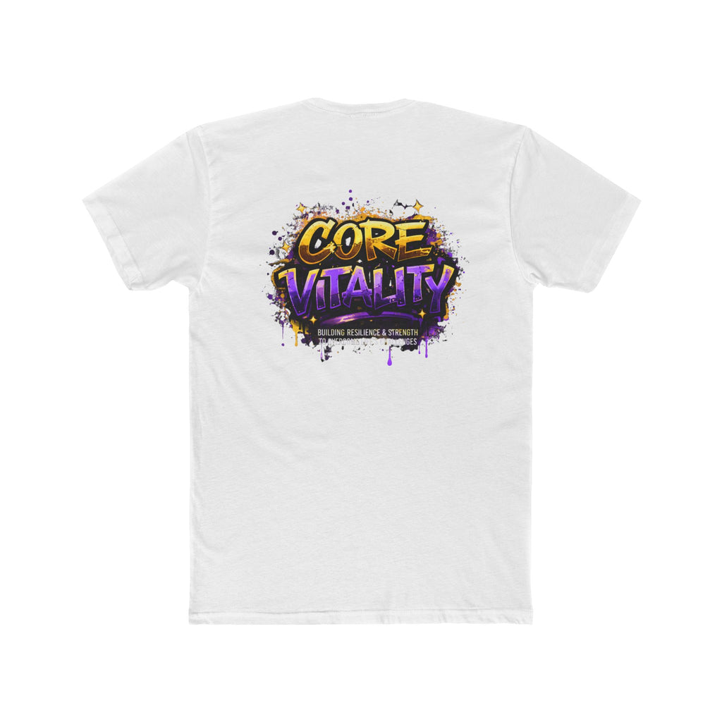 Core Vitality Purple Crown T-Shirt – Royal Graphic Tee (Unisex Streetwear)