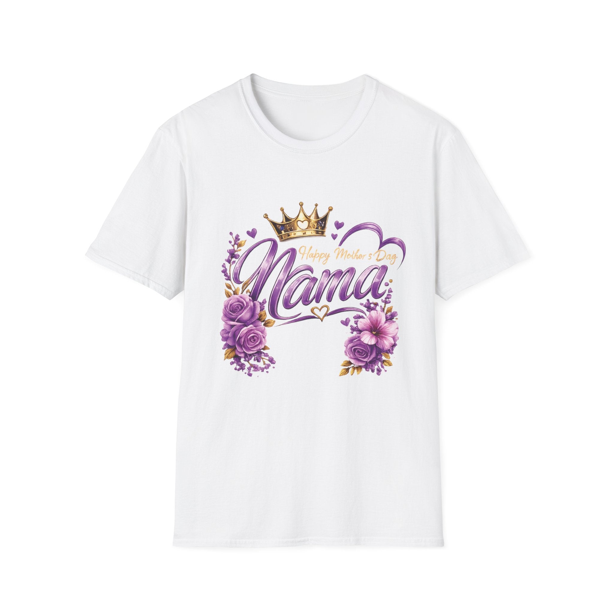 Mama Crown T-Shirt – Blessed Mama Floral Design | Mother’s Day Gift Tee