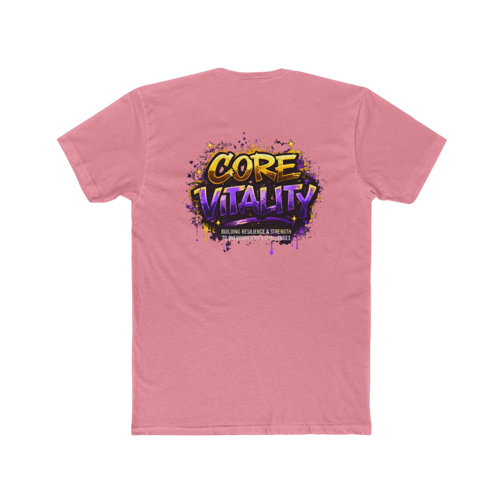 Core Vitality Purple Crown T-Shirt – Royal Graphic Tee (Unisex Streetwear)