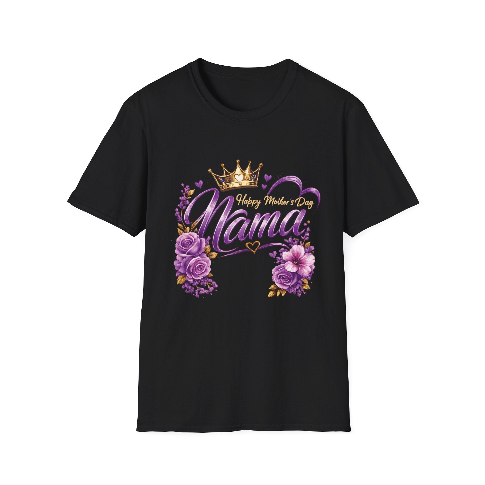 Mama Crown T-Shirt – Blessed Mama Floral Design | Mother’s Day Gift Tee