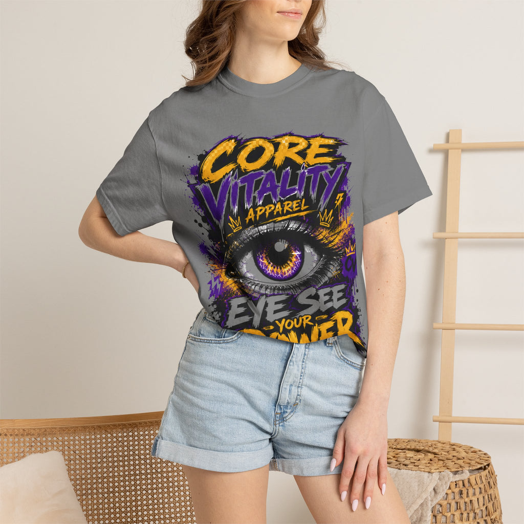 Eye See Your Power Graphic T-Shirt | Urban Streetwear Tee | Core Vitality Apparel