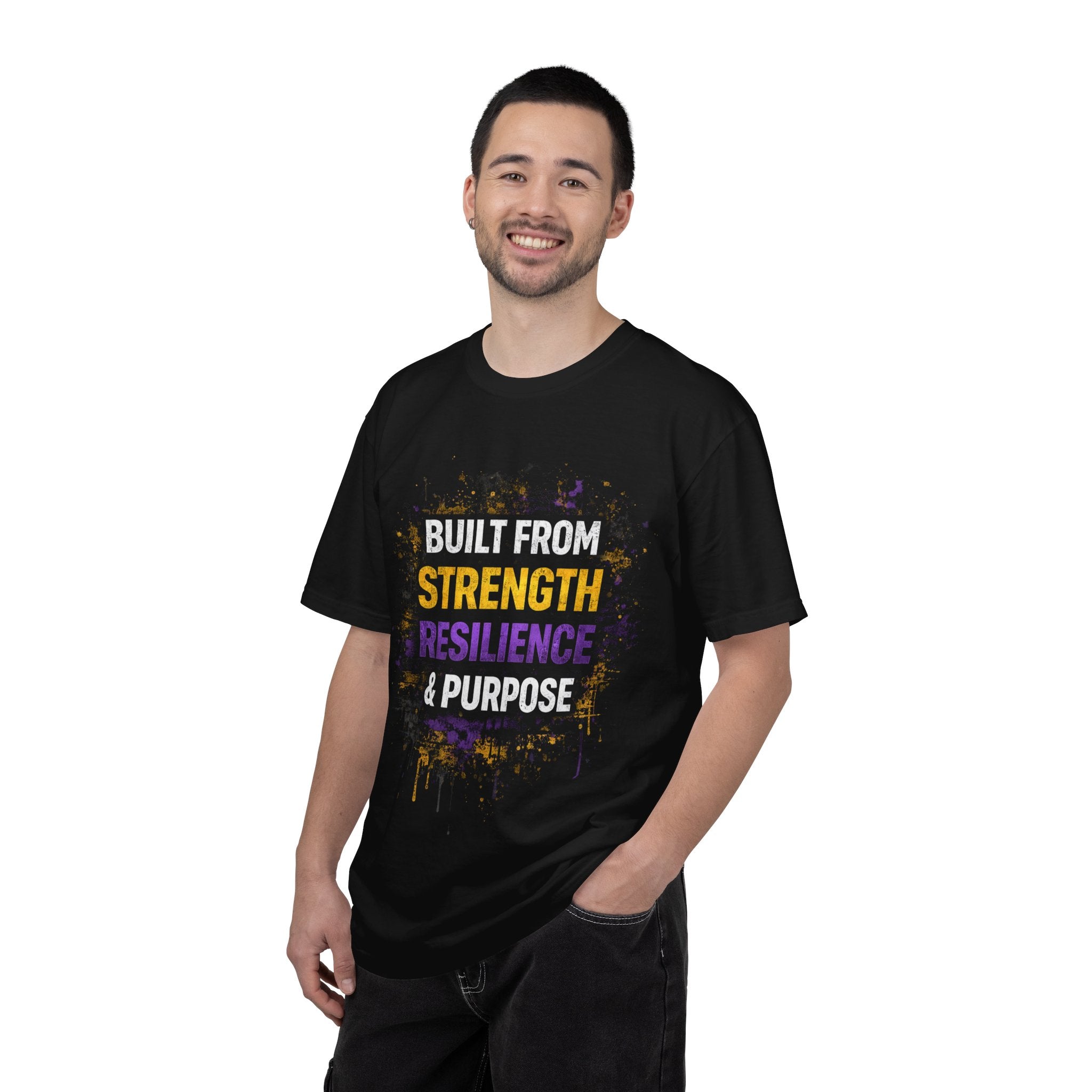 Built From Strength Resilience & Purpose Shirt – Motivational Streetwear Tee | Core Vitality