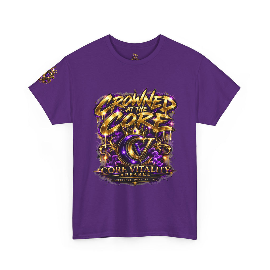 Crowned at the Core Heavy Cotton Tee Core Vitality Apparel