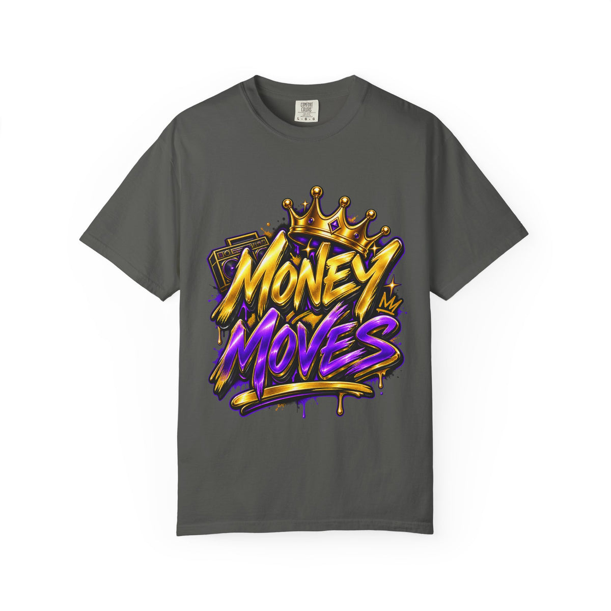 Money Moves Crown Graphic T-Shirt