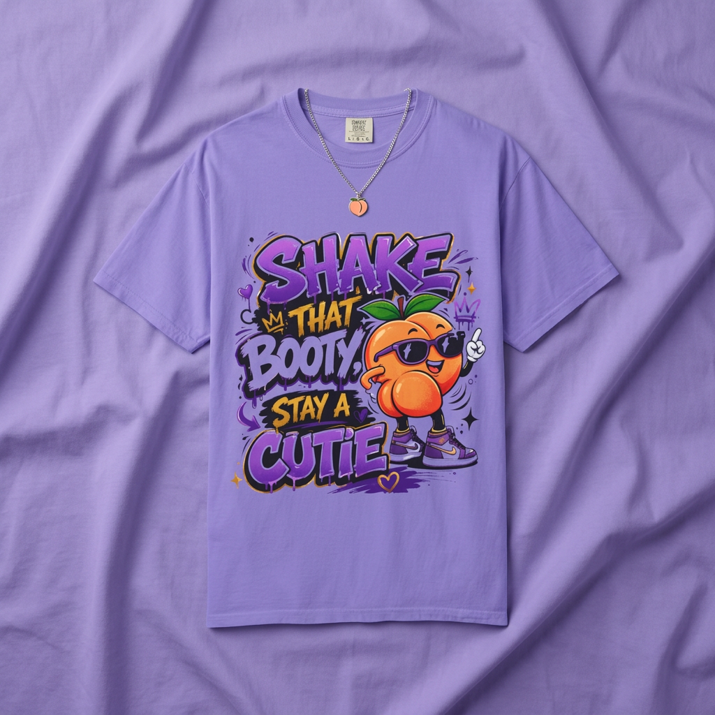 Shake That Booty, Stay a Cutie Graphic T-Shirt | Core Vitality Apparel