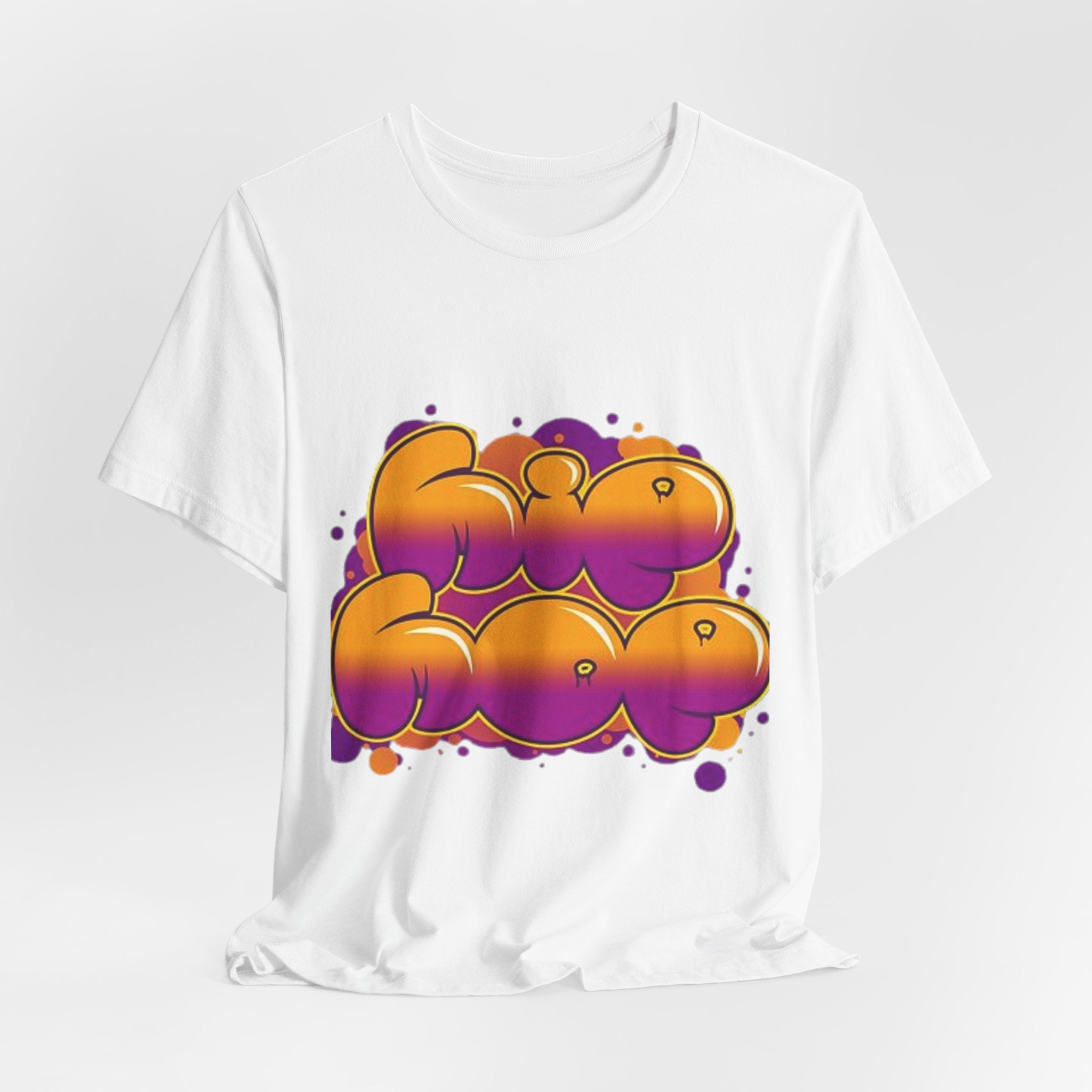 Graffiti Bubble Letter T-Shirt | Colorful Streetwear Graphic Tee | Unisex Urban Style Shirt