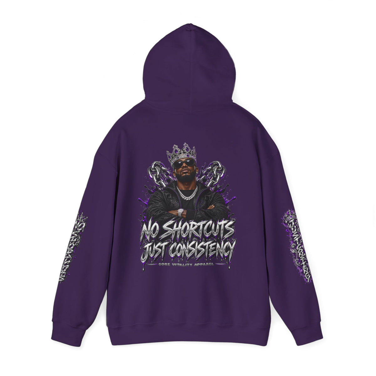 Core Vitality No Shortcuts Snow Wash Oversized Hoodie