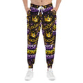 Motivational 'Rise Grind Conquer' Joggers — Bold AOP Athletic Sweatpants