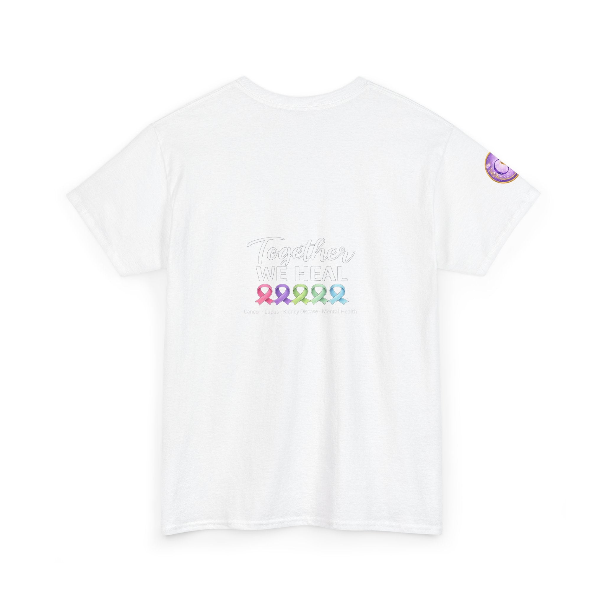 Core Vitality “Healing Together” Awareness T-Shirt – Purple Edition