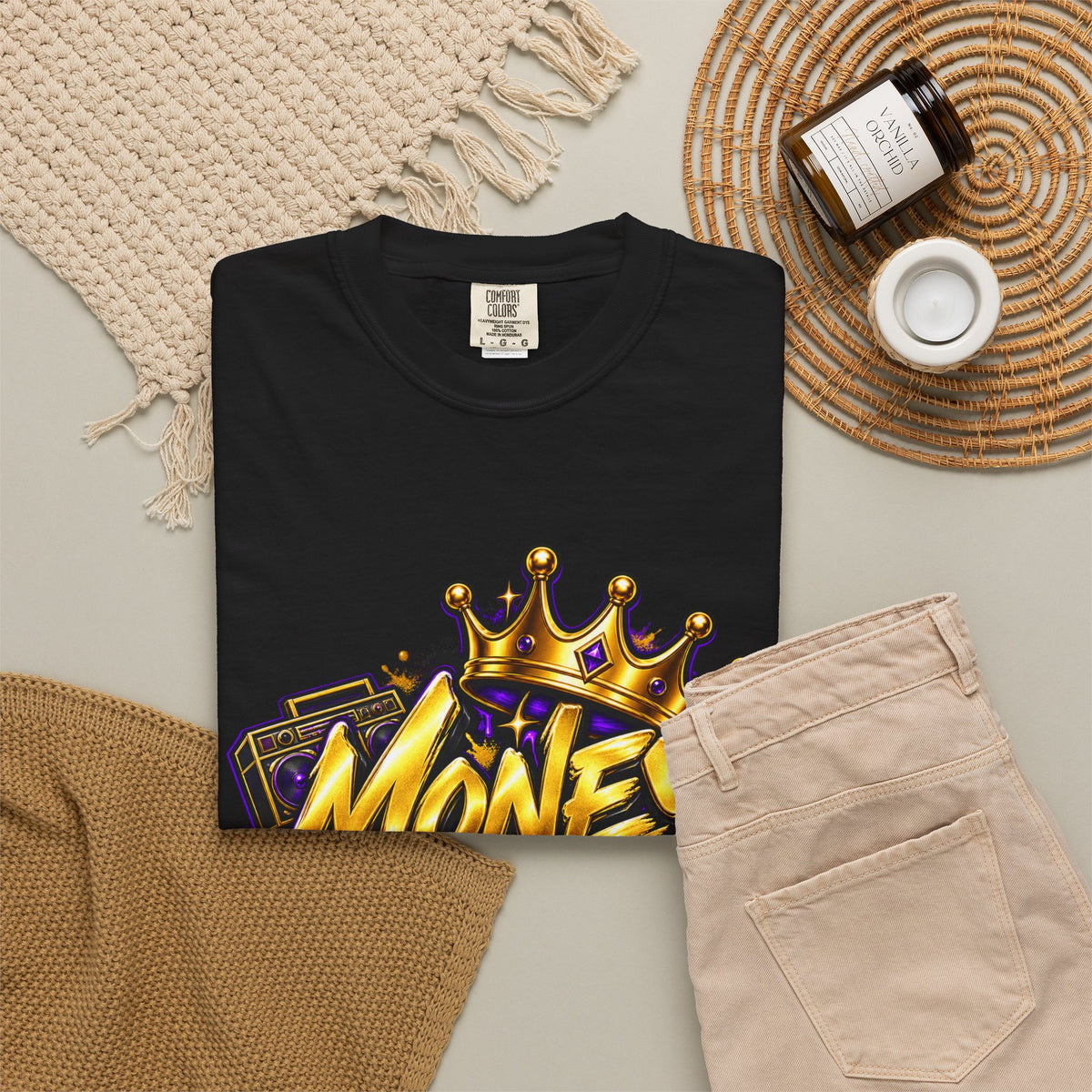 Money Moves Crown Graphic T-Shirt