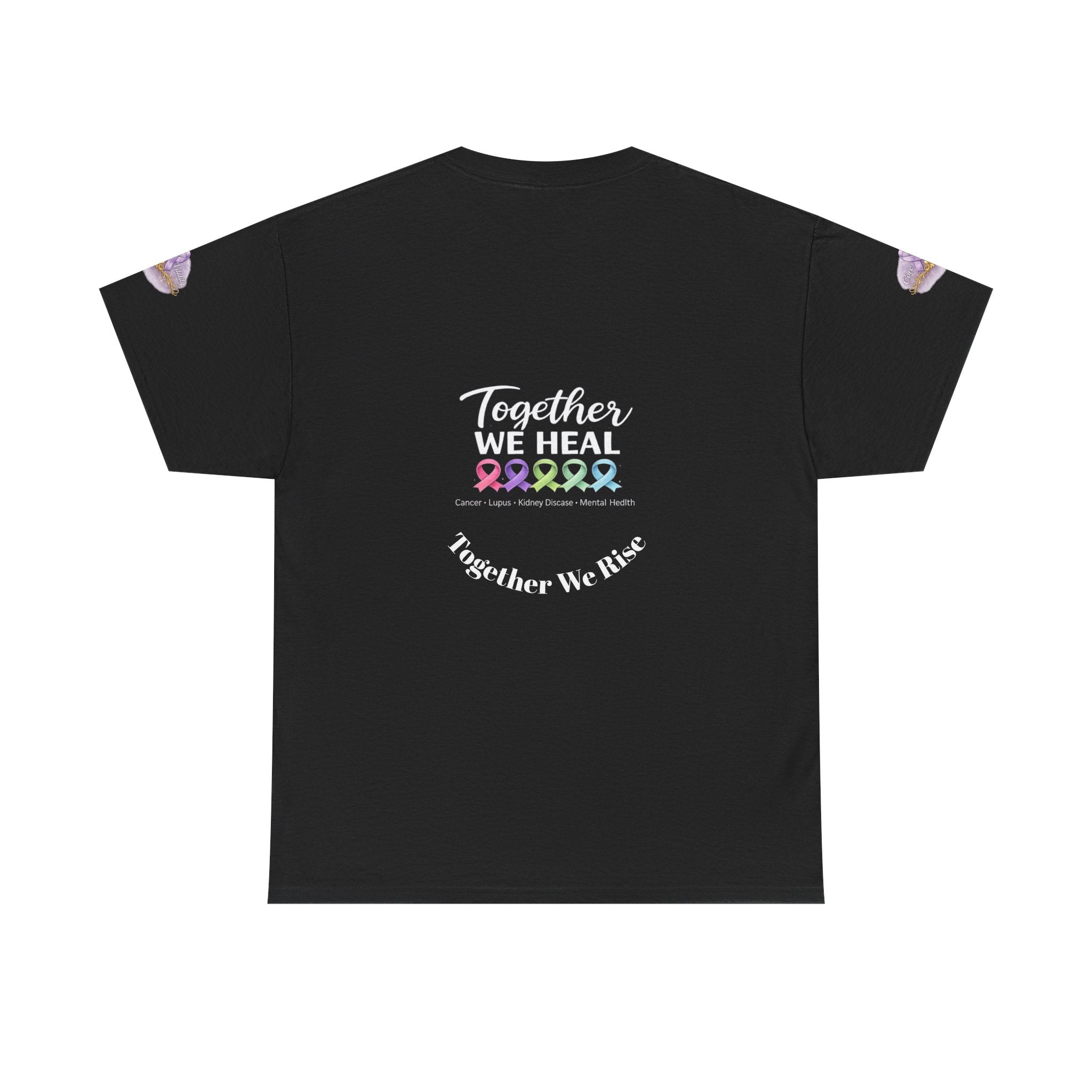 Core Vitality “Together We Heal” Awareness Tee – Purple Edition