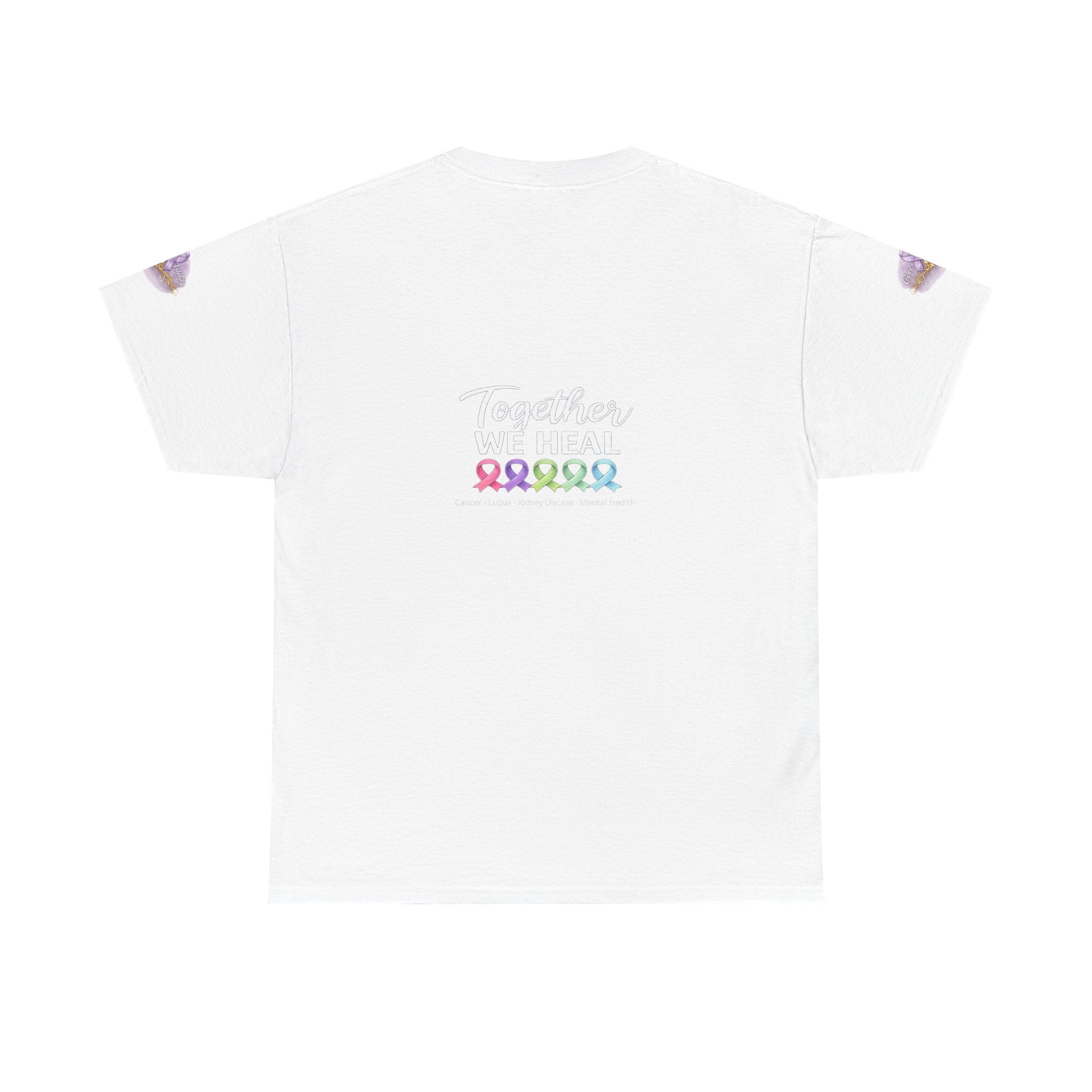 Core Vitality “Together We Heal” Awareness Tee – Purple Edition