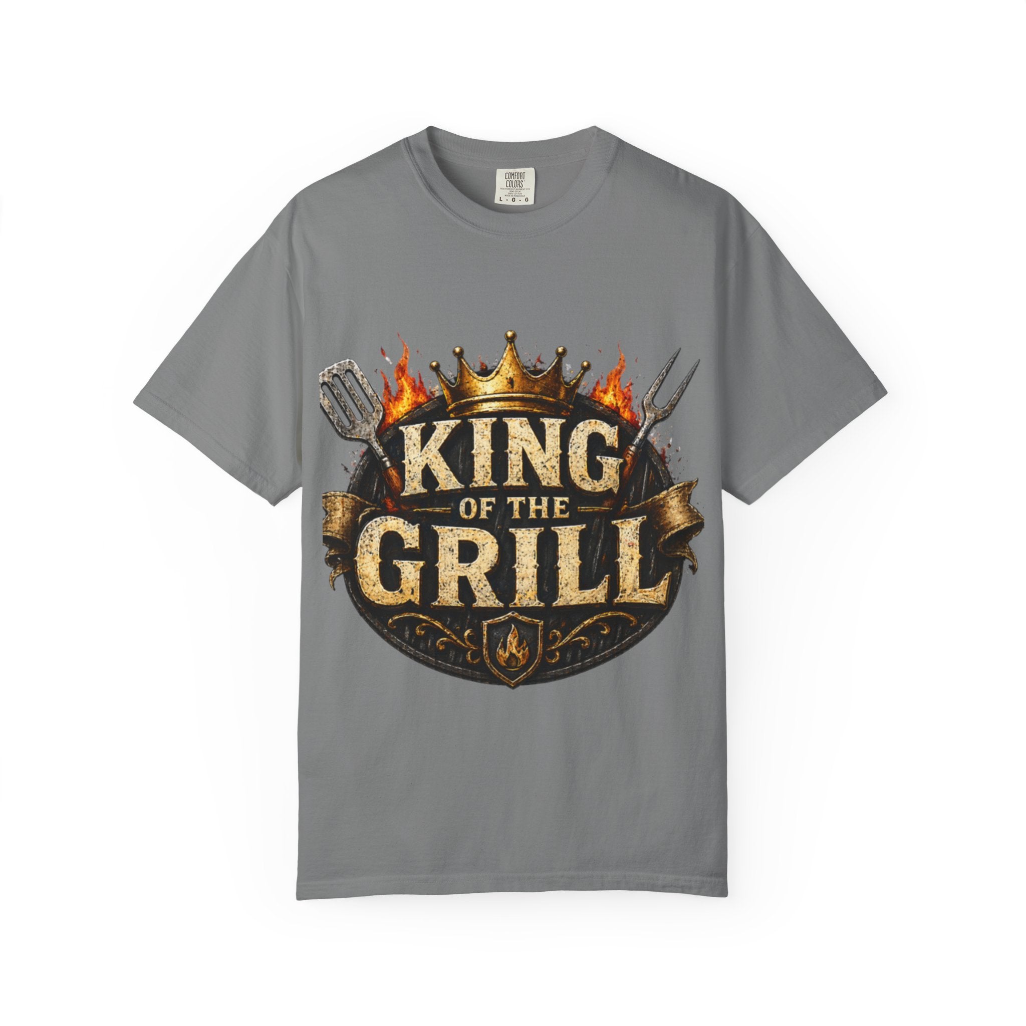 King of the Grill T-Shirt for Men | BBQ Dad Shirt