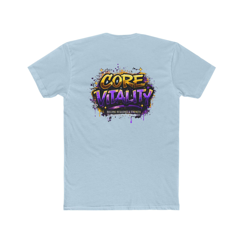 Core Vitality Purple Crown T-Shirt – Royal Graphic Tee (Unisex Streetwear)