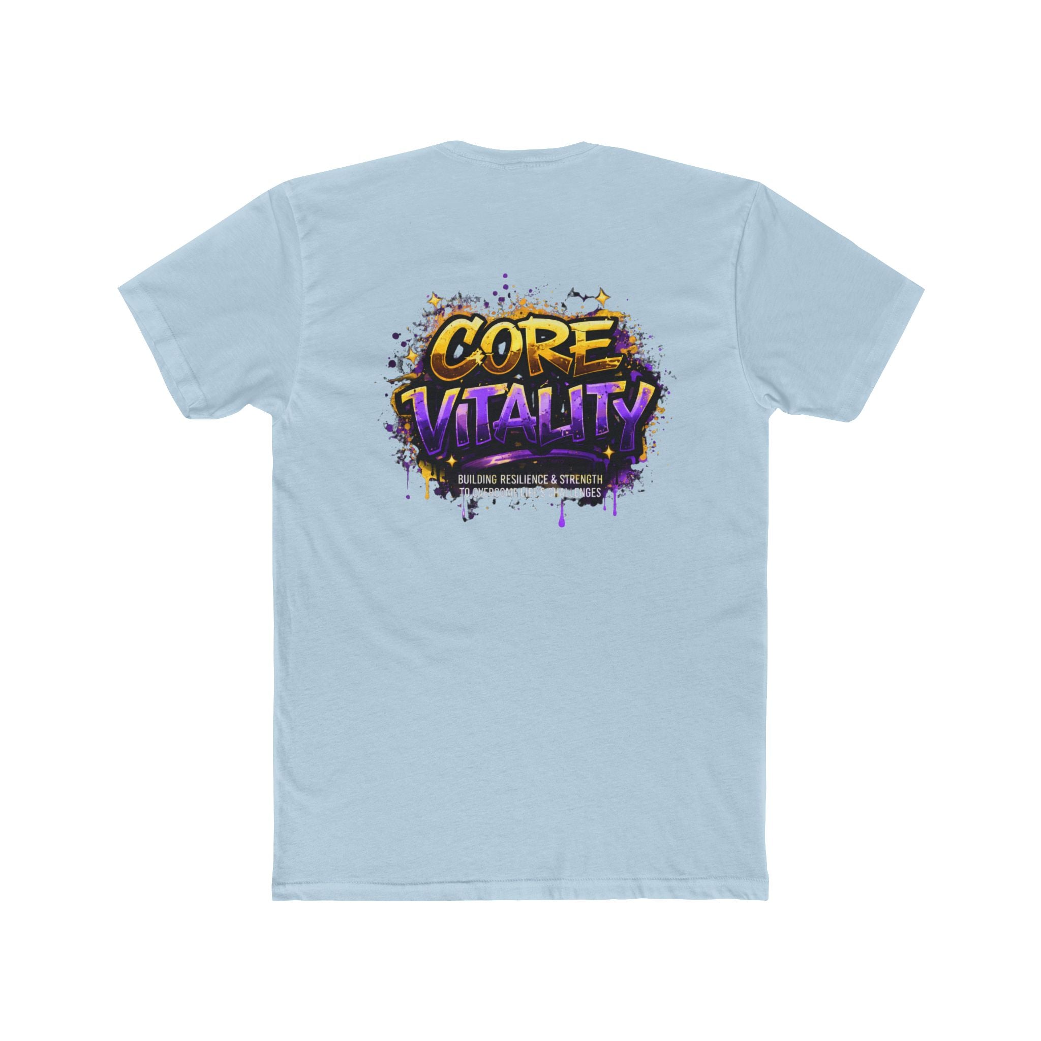 Core Vitality Purple Crown T-Shirt – Royal Graphic Tee (Unisex Streetwear)