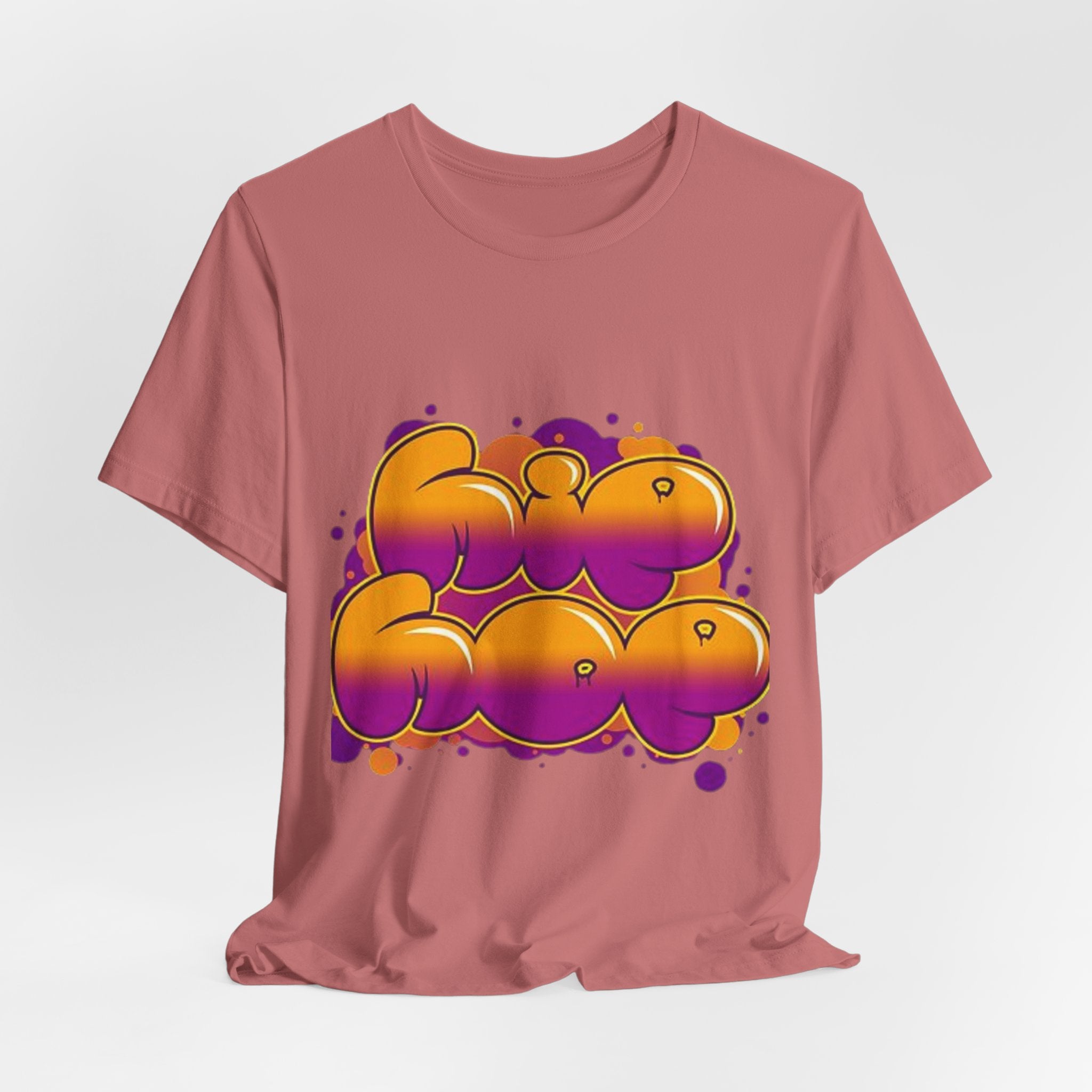 Graffiti Bubble Letter T-Shirt | Colorful Streetwear Graphic Tee | Unisex Urban Style Shirt