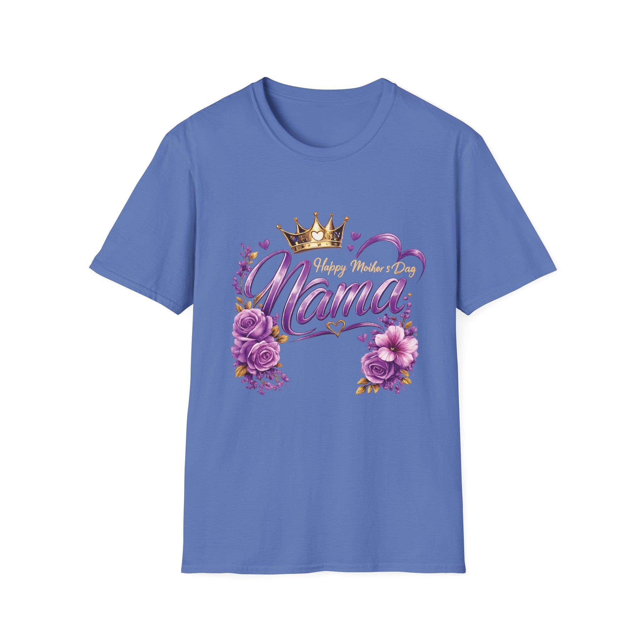 Mama Crown T-Shirt – Blessed Mama Floral Design | Mother’s Day Gift Tee