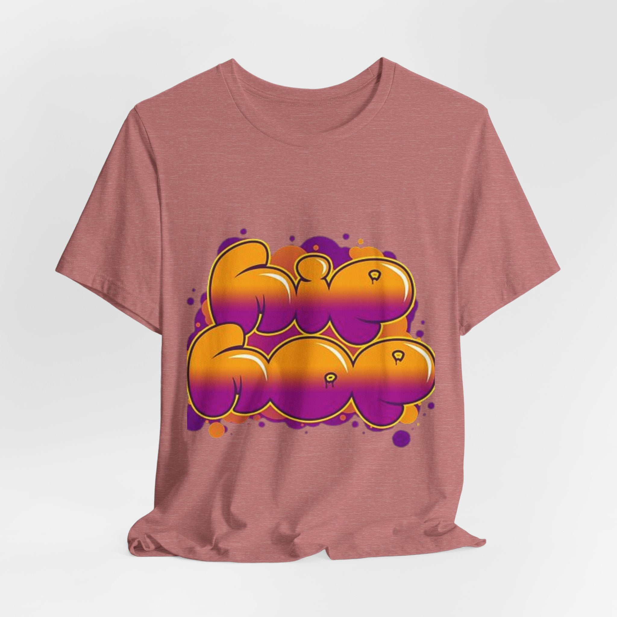 Graffiti Bubble Letter T-Shirt | Colorful Streetwear Graphic Tee | Unisex Urban Style Shirt