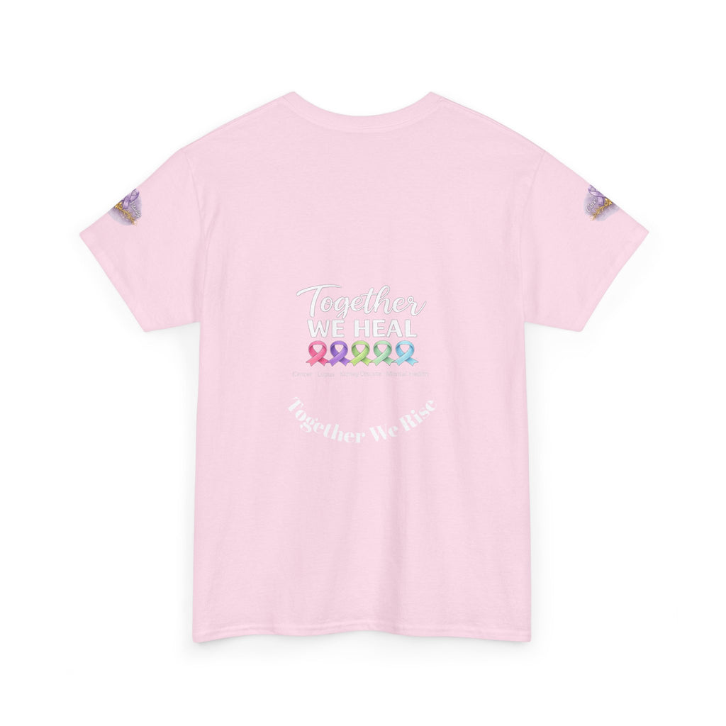 Core Vitality “Together We Heal” Awareness Tee – Purple Edition