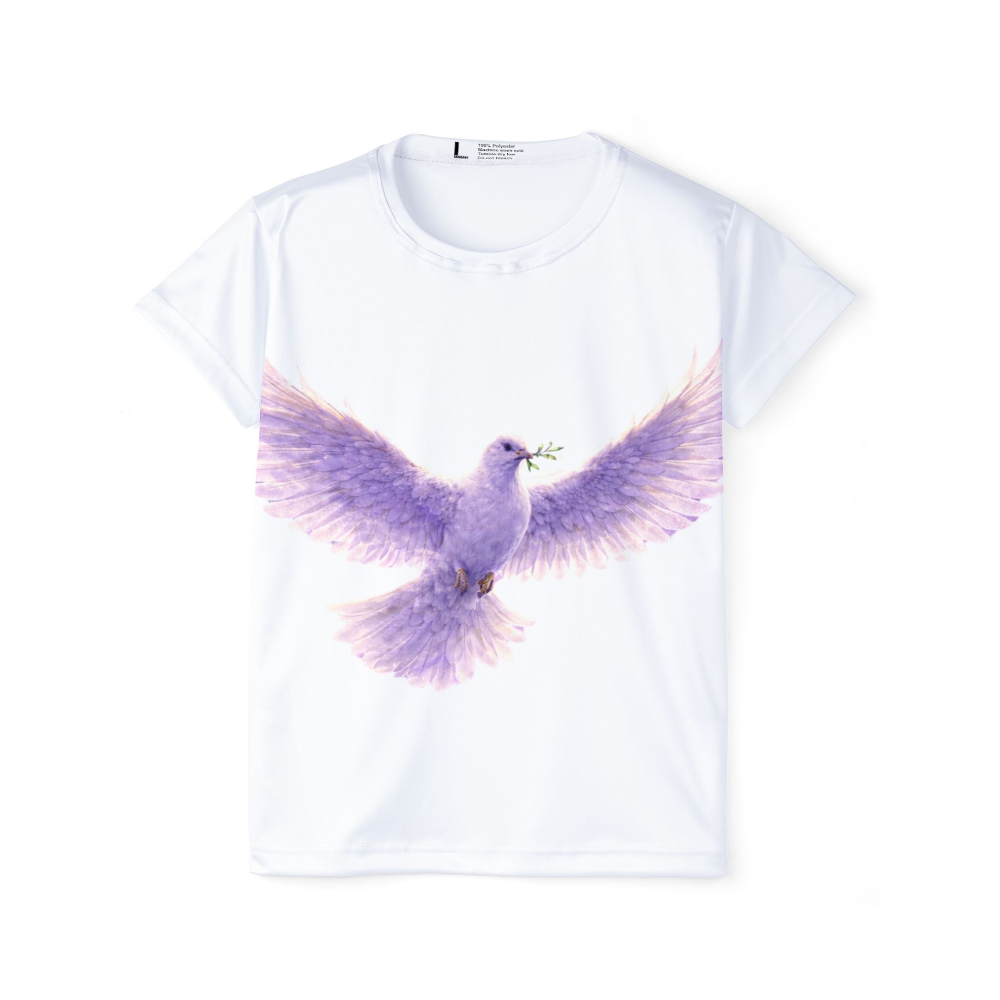 Women's Sports Jersey with Purple Dove Graphic – Peace & Hope Athletic Tee