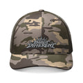Core Vitality Camouflage trucker hat with 'Future Flipz' text on a white background