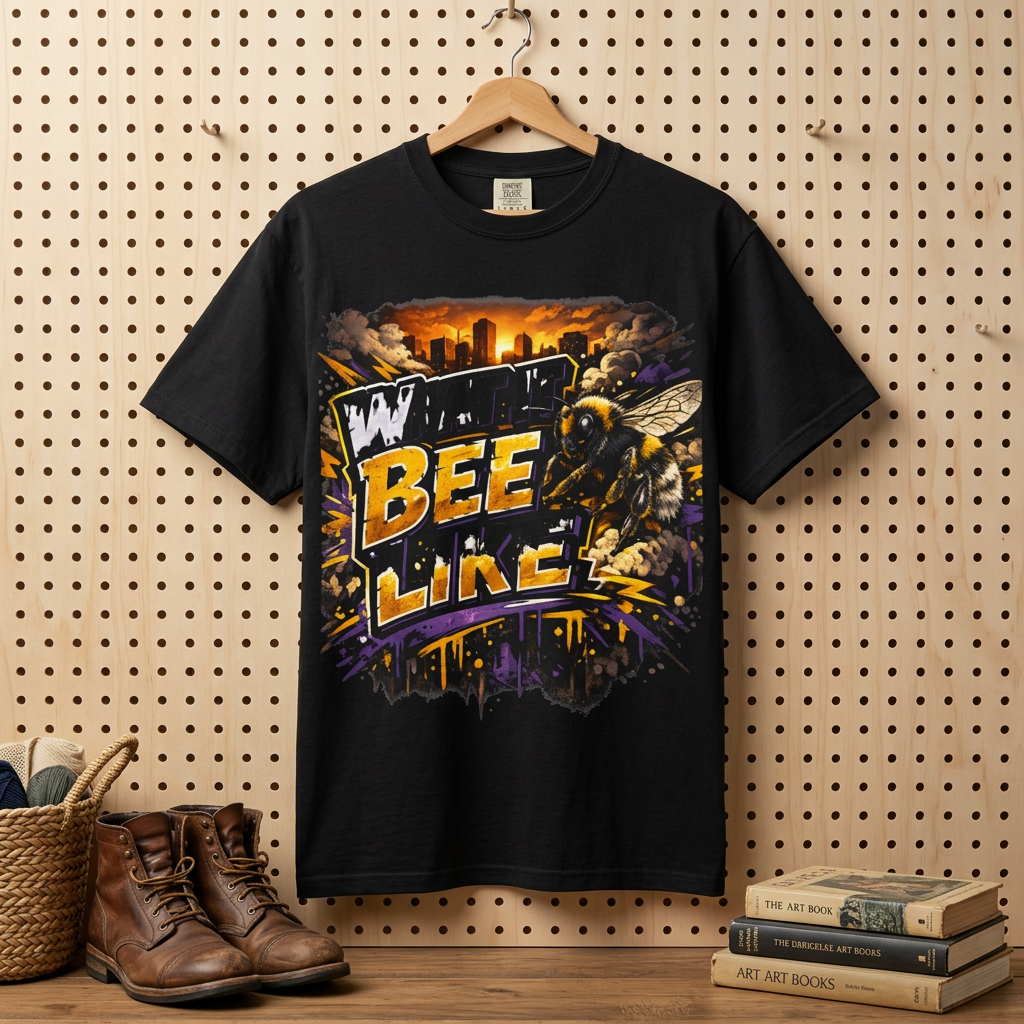 What It Bee Like Black Bee Graphic T-Shirt  | Core Vitality Apparel