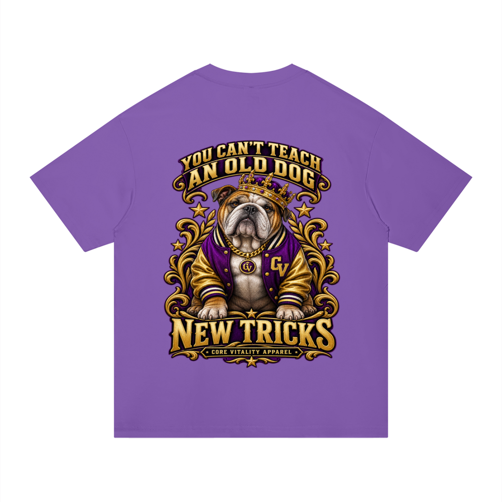 Old Dog New Drip Crown Graphic T-Shirt